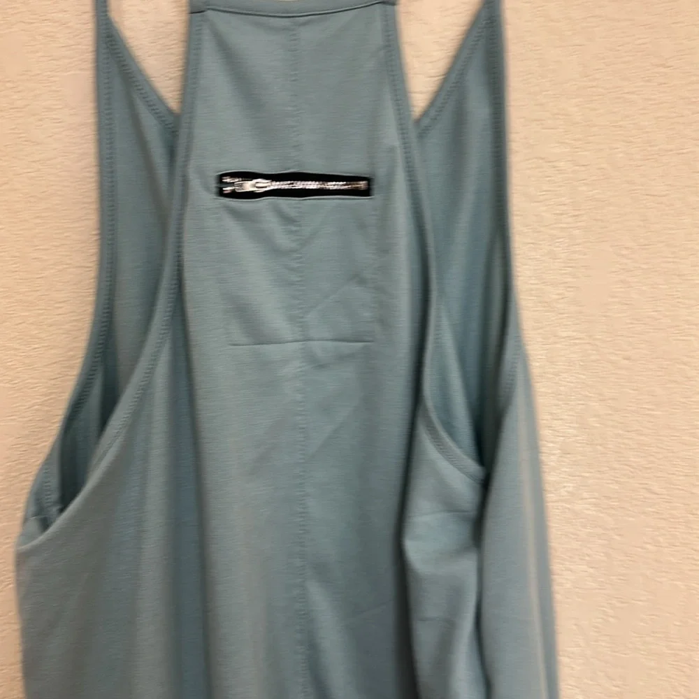 Boho womans sage Mediterranean Blue Onesie Jumpsuit size S - Picture 6 of 6